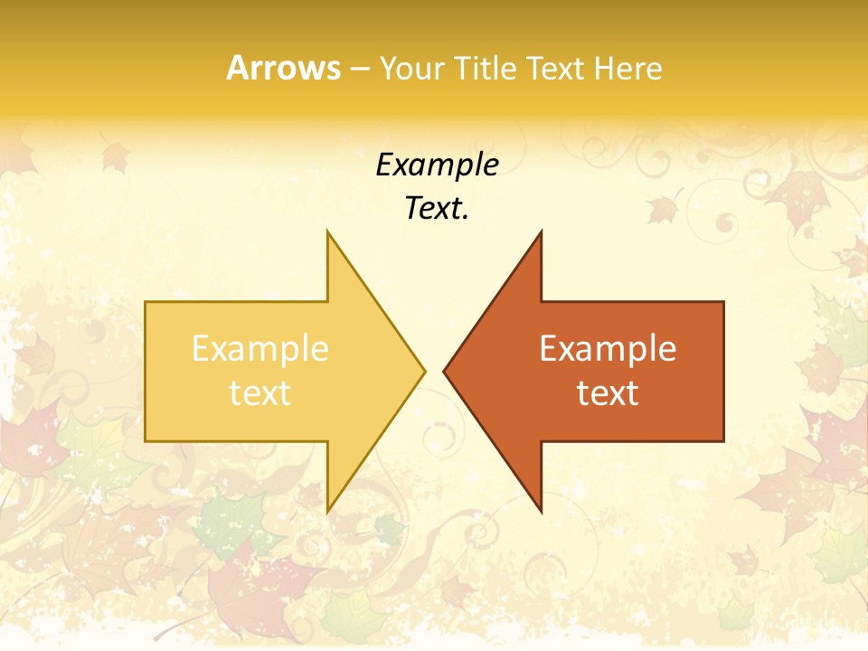 Ornament Falling Vector PowerPoint Template