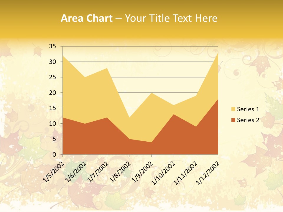 Ornament Falling Vector PowerPoint Template
