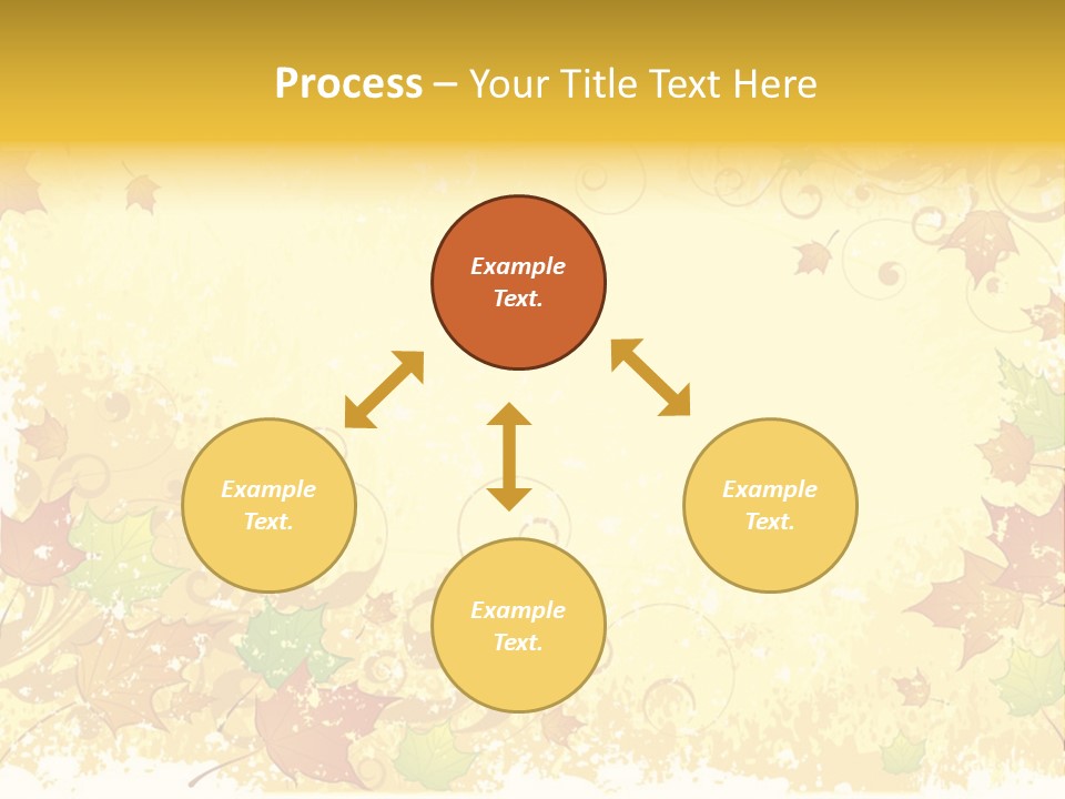 Ornament Falling Vector PowerPoint Template