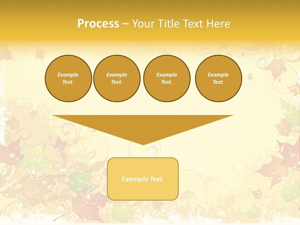 Ornament Falling Vector PowerPoint Template
