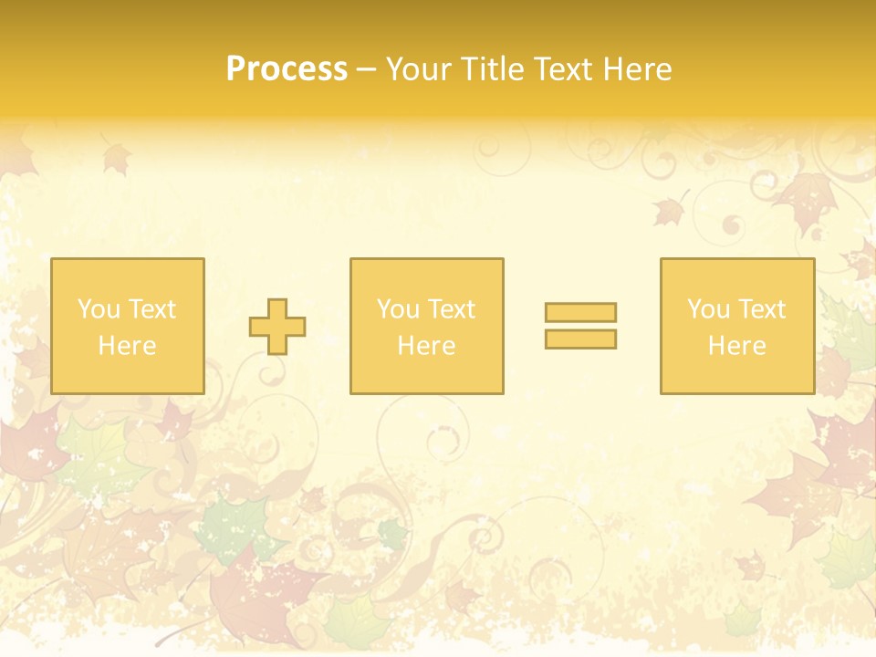 Ornament Falling Vector PowerPoint Template