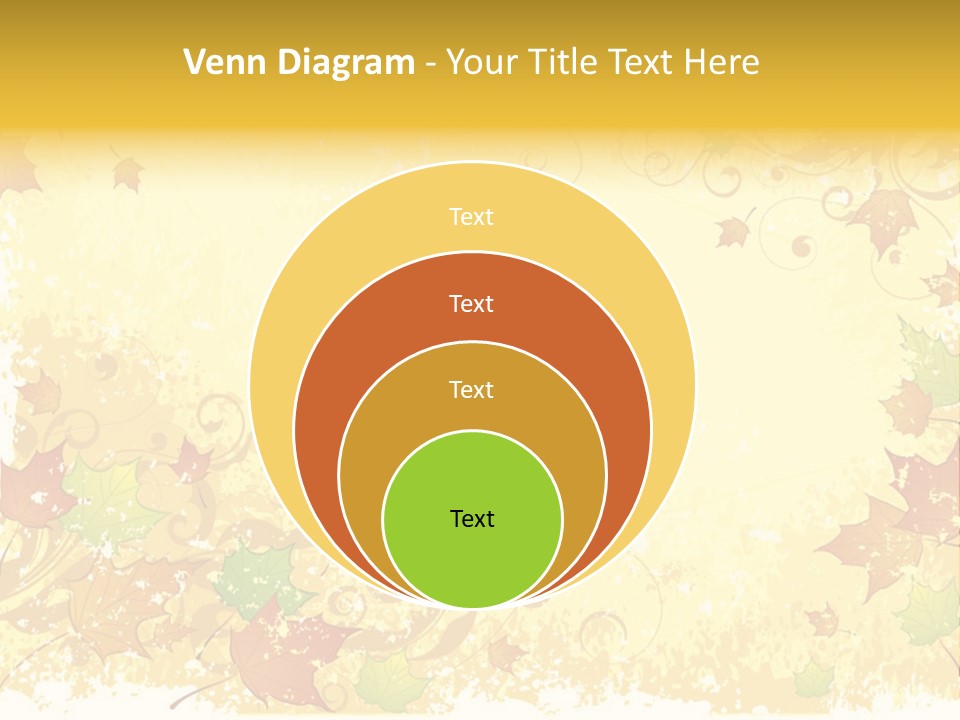 Ornament Falling Vector PowerPoint Template