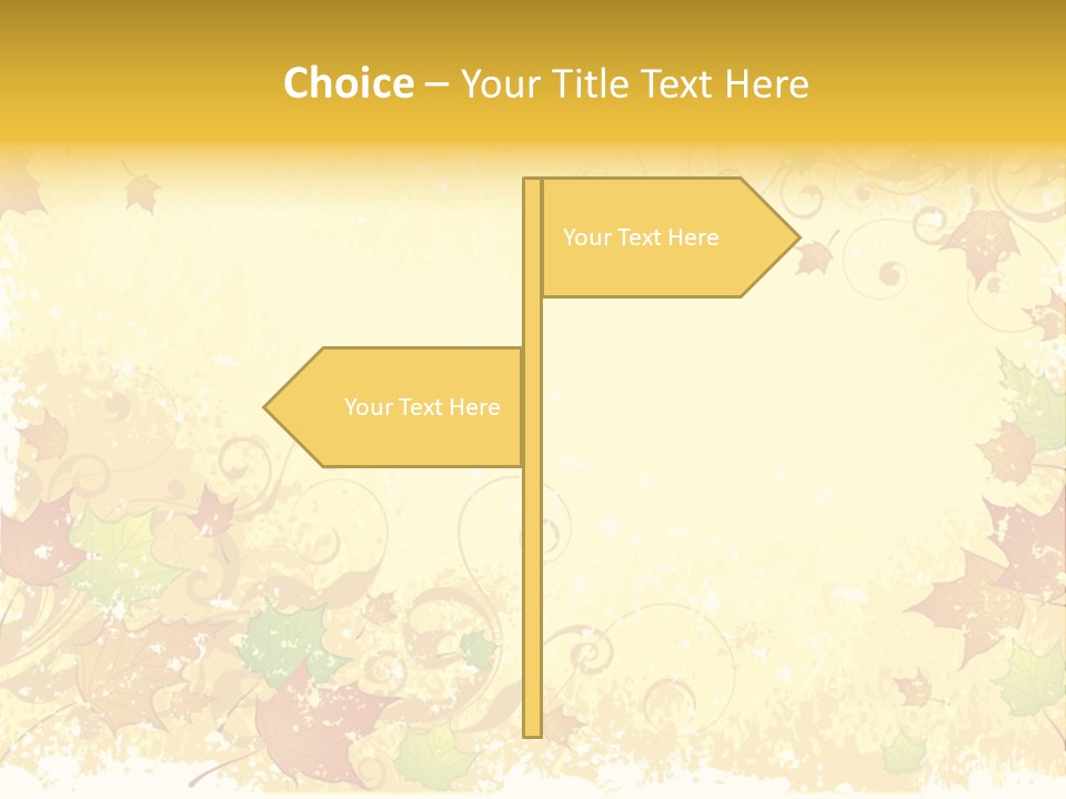 Ornament Falling Vector PowerPoint Template