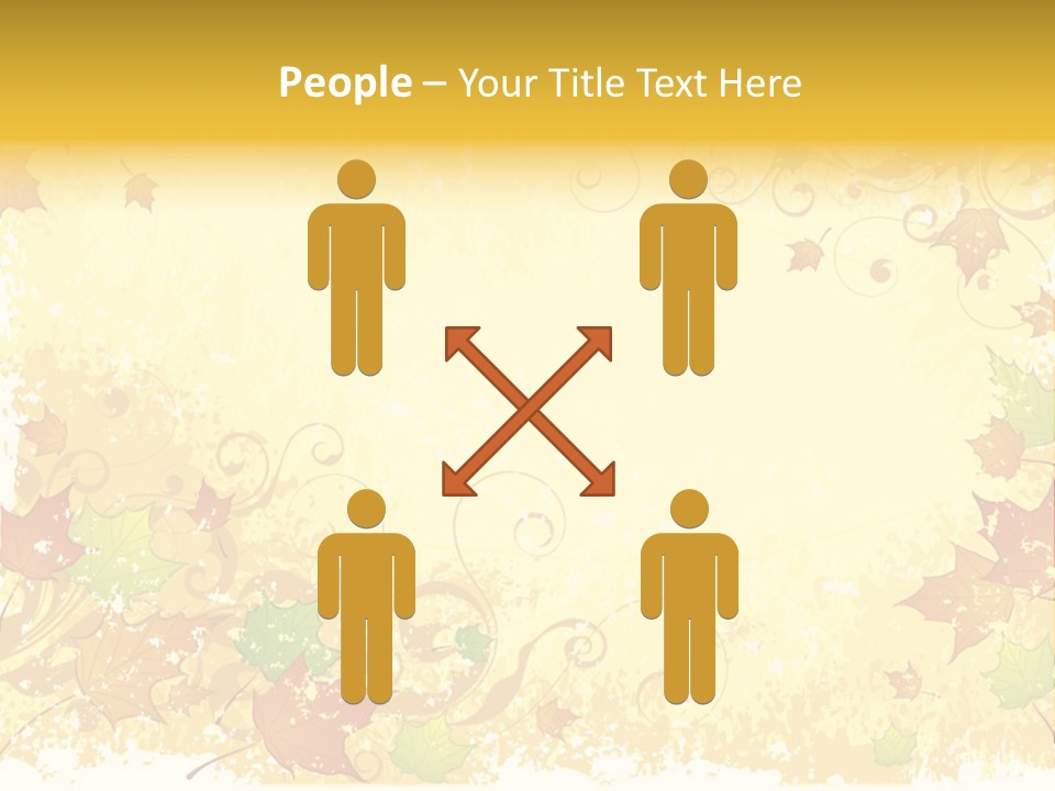 Ornament Falling Vector PowerPoint Template