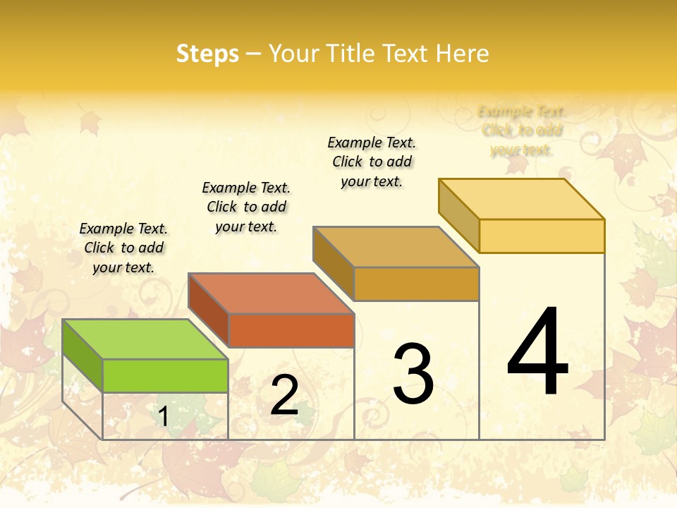 Ornament Falling Vector PowerPoint Template