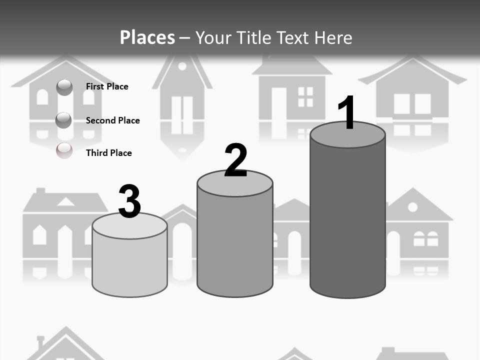 Graphic Reflect White PowerPoint Template