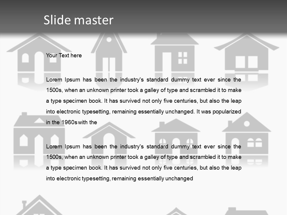 Graphic Reflect White PowerPoint Template