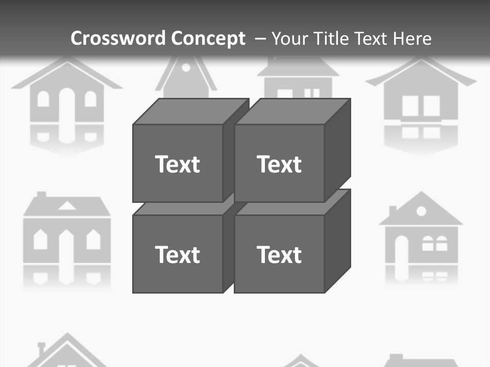 Graphic Reflect White PowerPoint Template