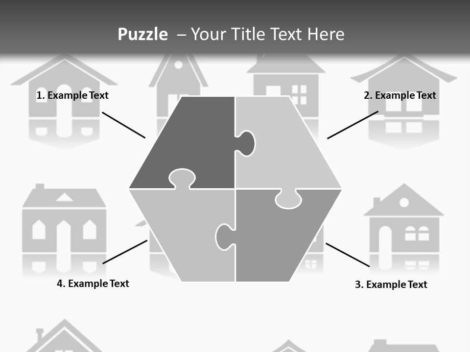 Graphic Reflect White PowerPoint Template