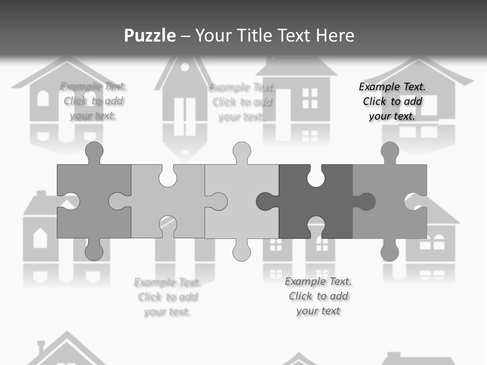 Graphic Reflect White PowerPoint Template