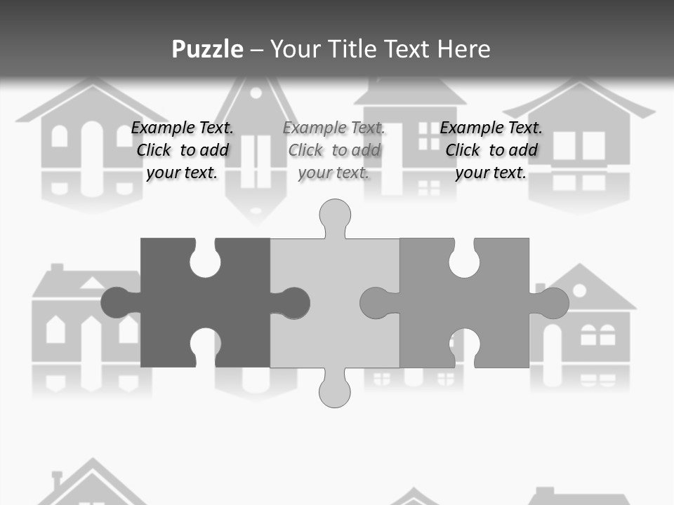 Graphic Reflect White PowerPoint Template