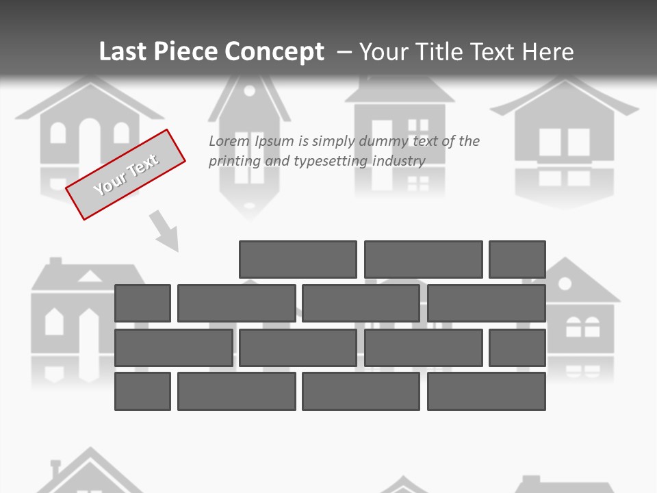 Graphic Reflect White PowerPoint Template