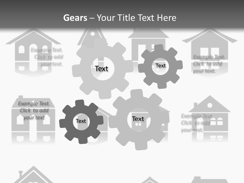 Graphic Reflect White PowerPoint Template