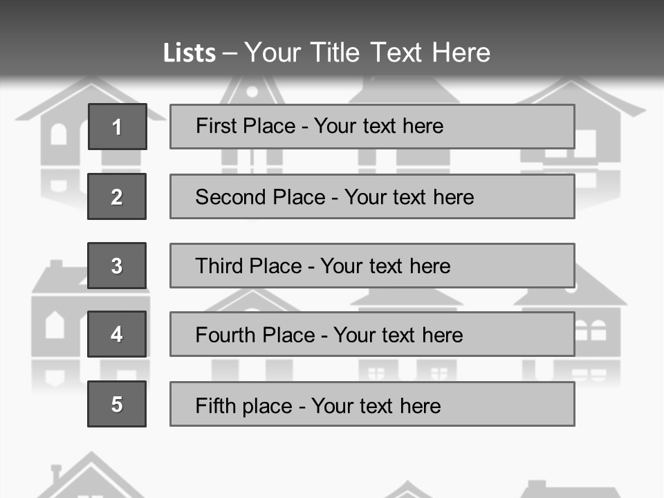 Graphic Reflect White PowerPoint Template