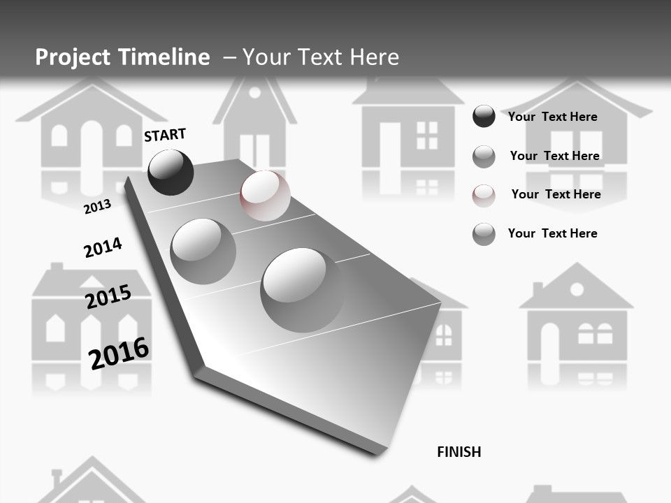 Graphic Reflect White PowerPoint Template