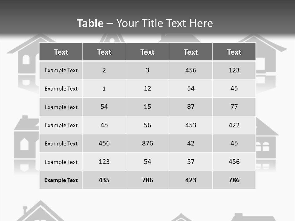 Graphic Reflect White PowerPoint Template