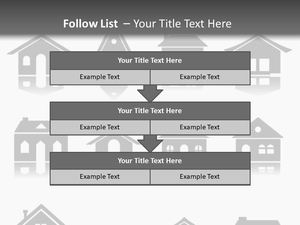 Graphic Reflect White PowerPoint Template