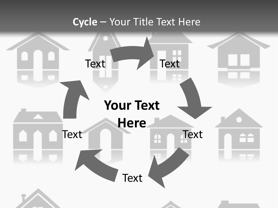 Graphic Reflect White PowerPoint Template