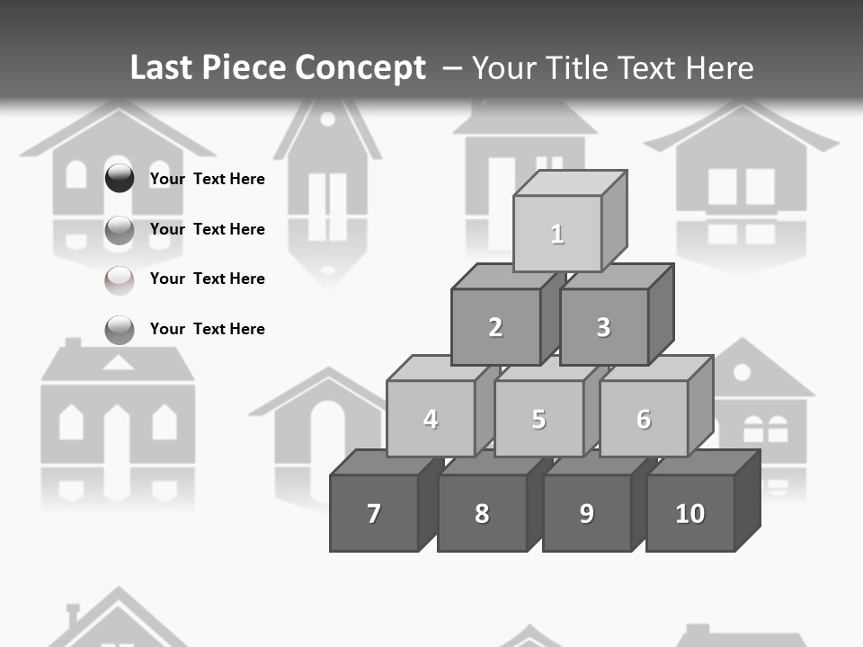 Graphic Reflect White PowerPoint Template