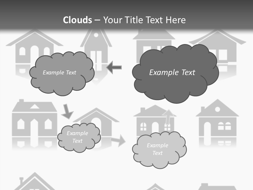 Graphic Reflect White PowerPoint Template