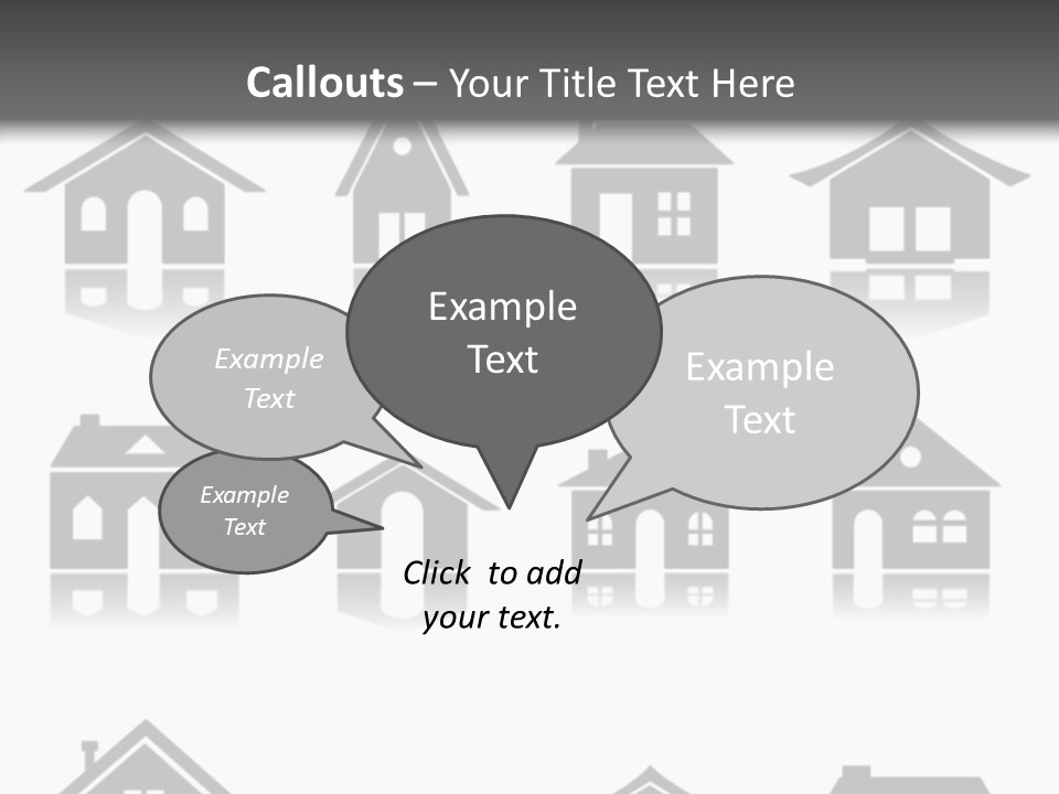 Graphic Reflect White PowerPoint Template