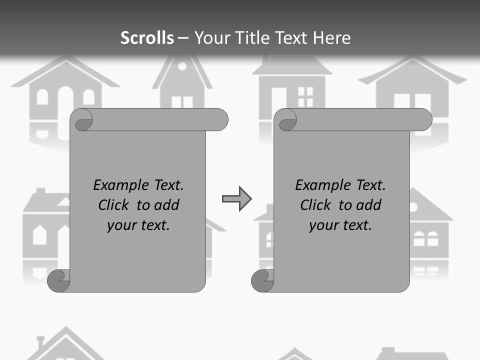 Graphic Reflect White PowerPoint Template