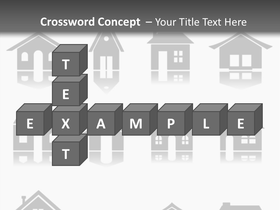 Graphic Reflect White PowerPoint Template