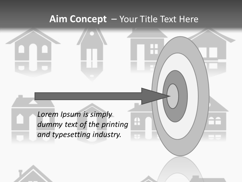 Graphic Reflect White PowerPoint Template