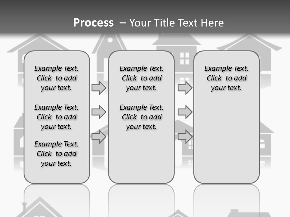 Graphic Reflect White PowerPoint Template