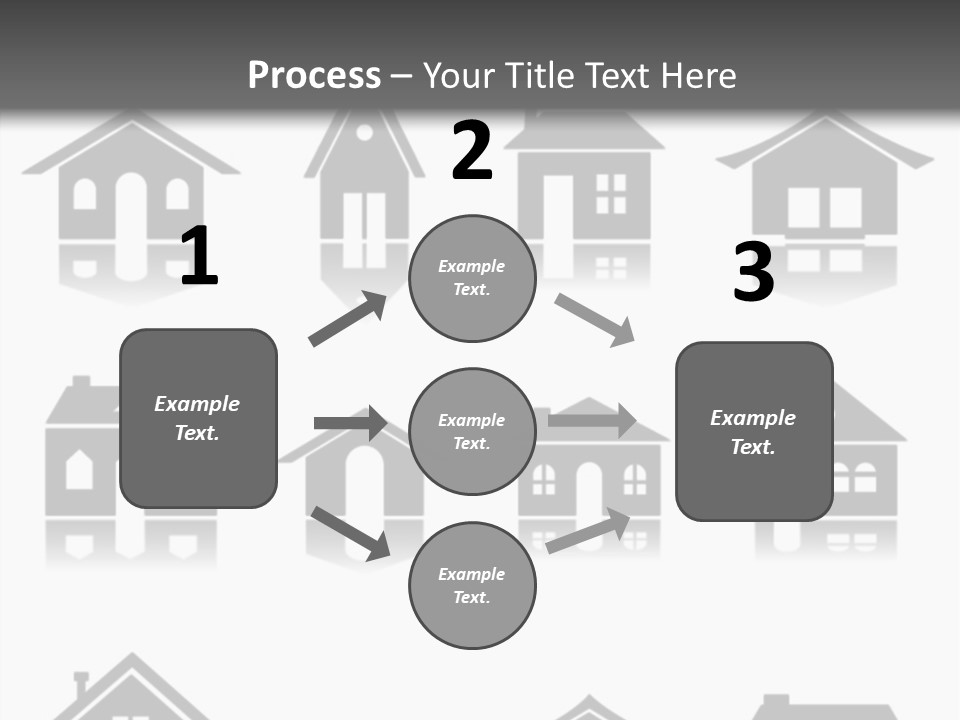 Graphic Reflect White PowerPoint Template