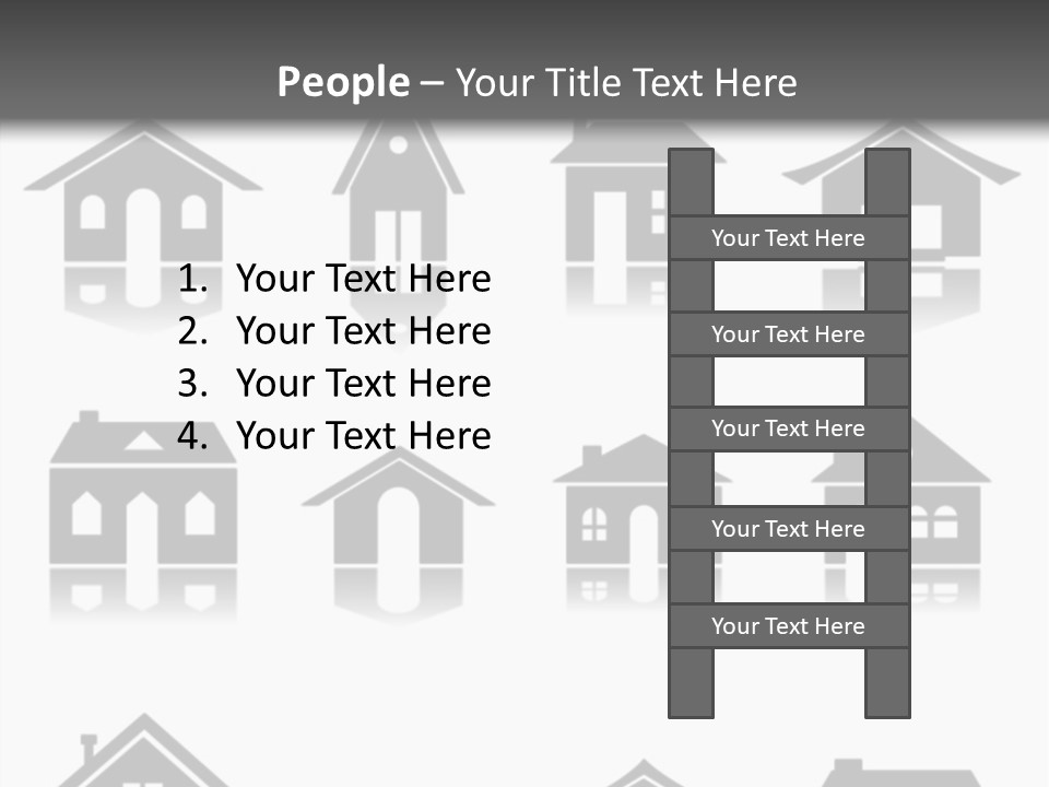 Graphic Reflect White PowerPoint Template