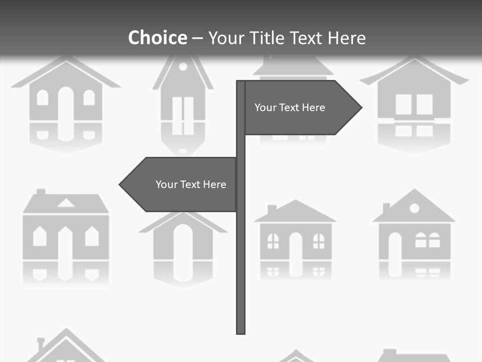 Graphic Reflect White PowerPoint Template