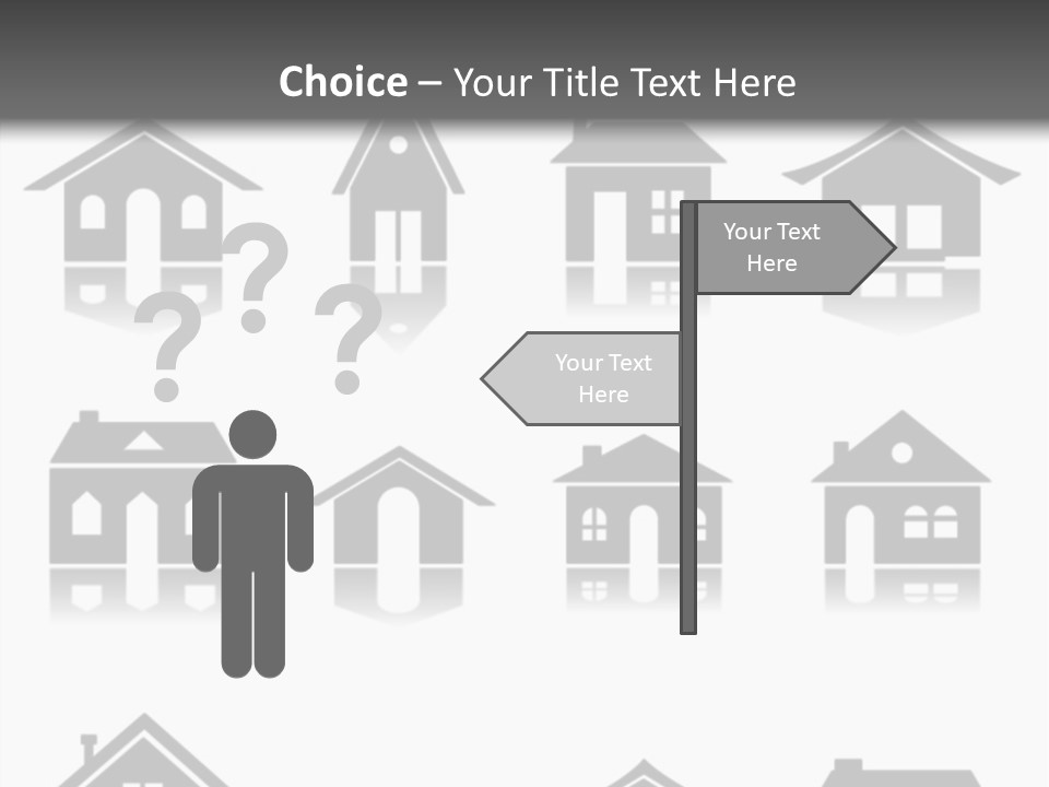 Graphic Reflect White PowerPoint Template