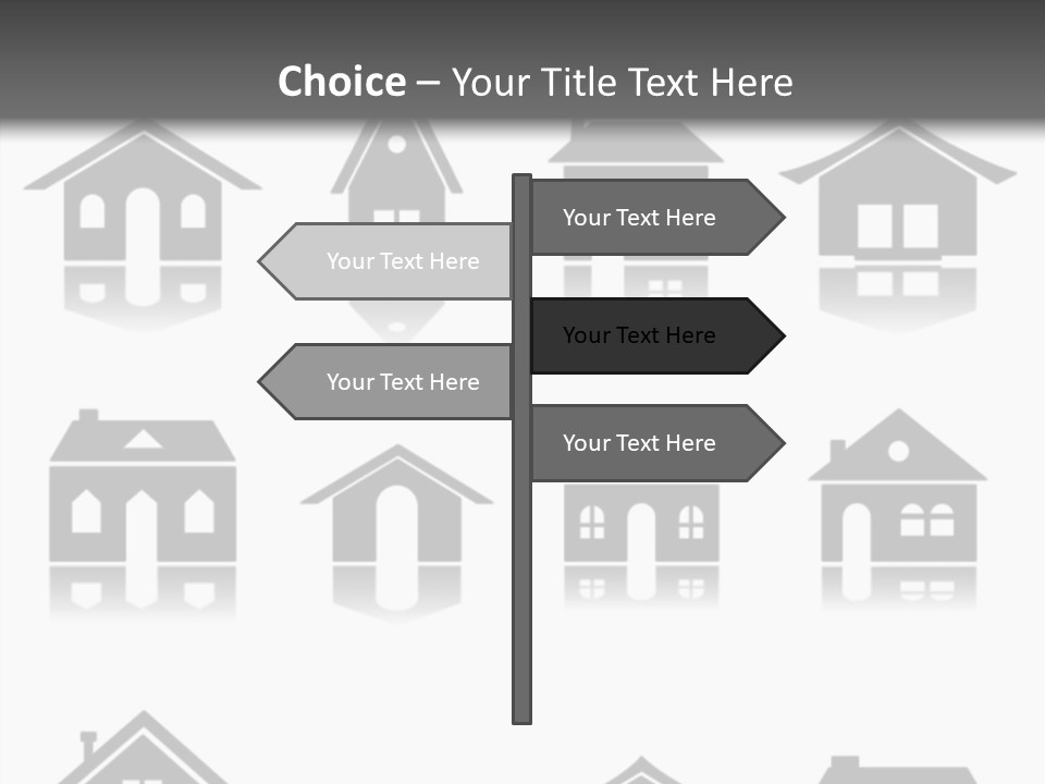 Graphic Reflect White PowerPoint Template