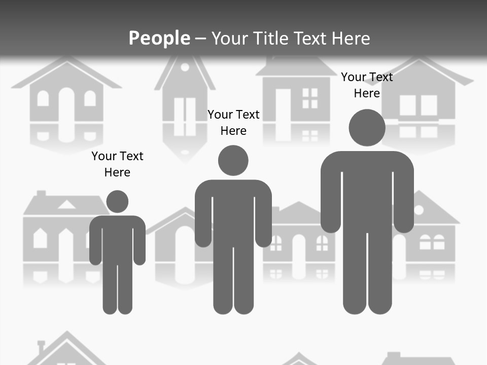 Graphic Reflect White PowerPoint Template