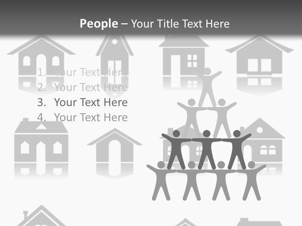 Graphic Reflect White PowerPoint Template