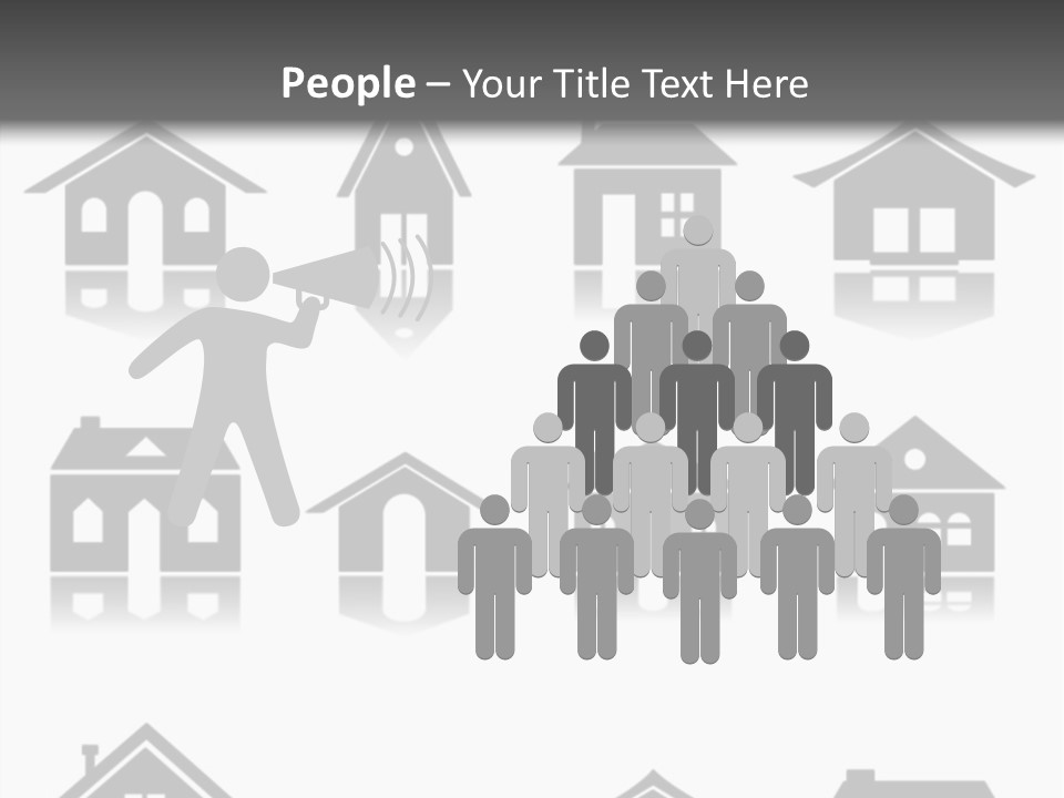 Graphic Reflect White PowerPoint Template