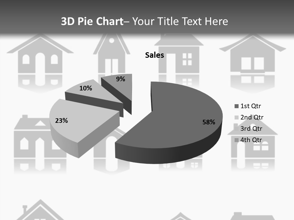 Graphic Reflect White PowerPoint Template
