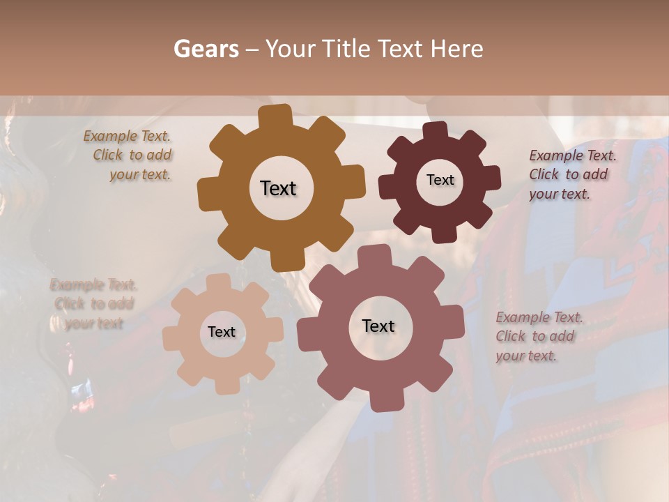 Friendly Trendy Laughing PowerPoint Template