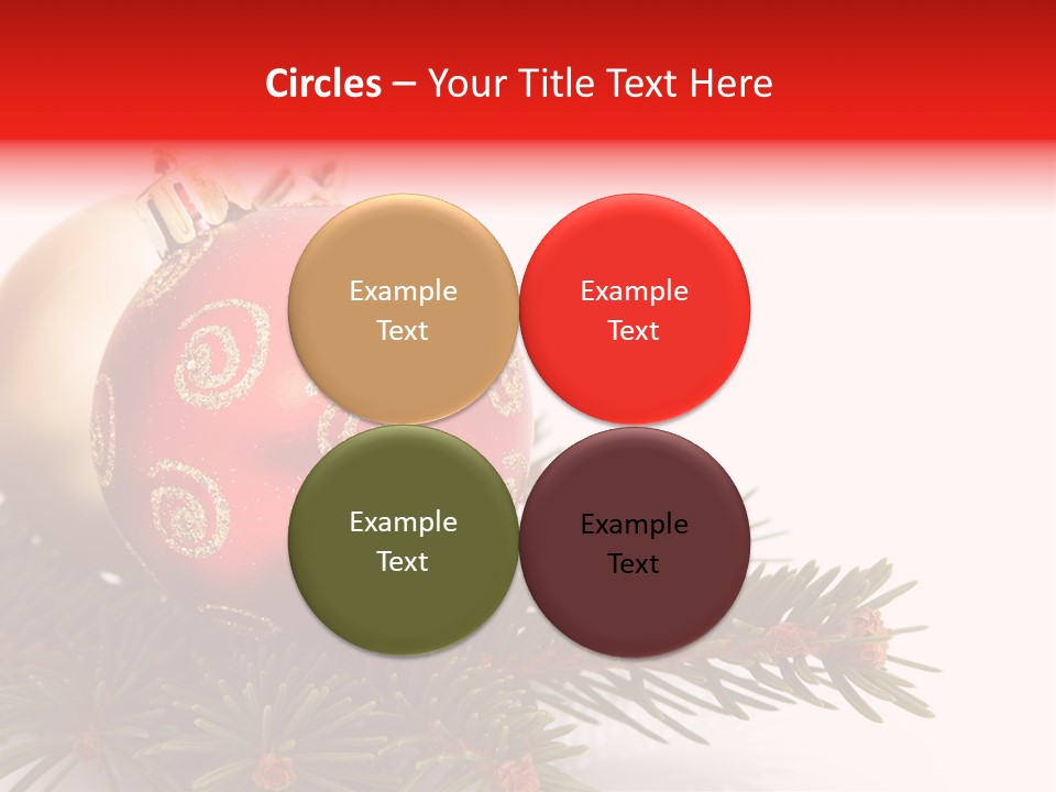 Holiday Tree Celebrating PowerPoint Template