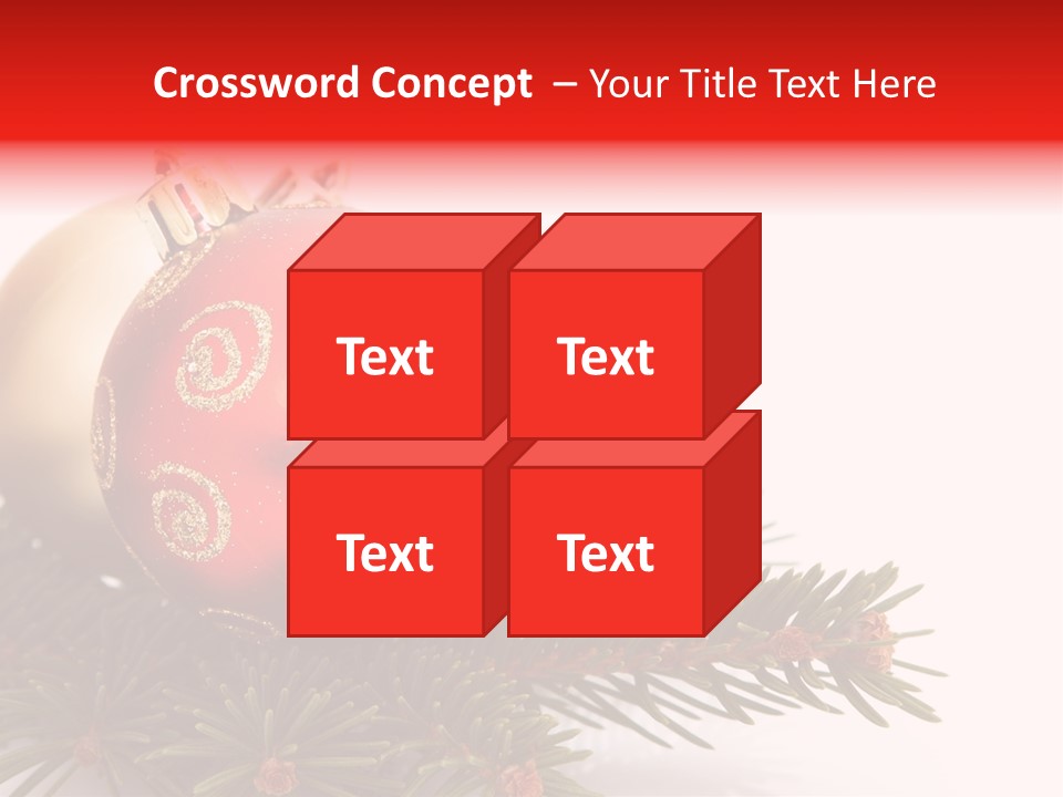 Holiday Tree Celebrating PowerPoint Template
