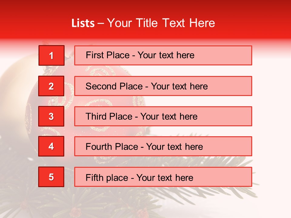 Holiday Tree Celebrating PowerPoint Template