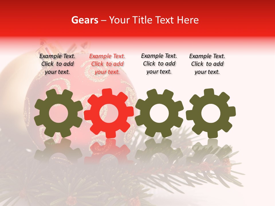 Holiday Tree Celebrating PowerPoint Template