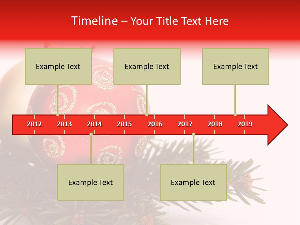 Holiday Tree Celebrating PowerPoint Template