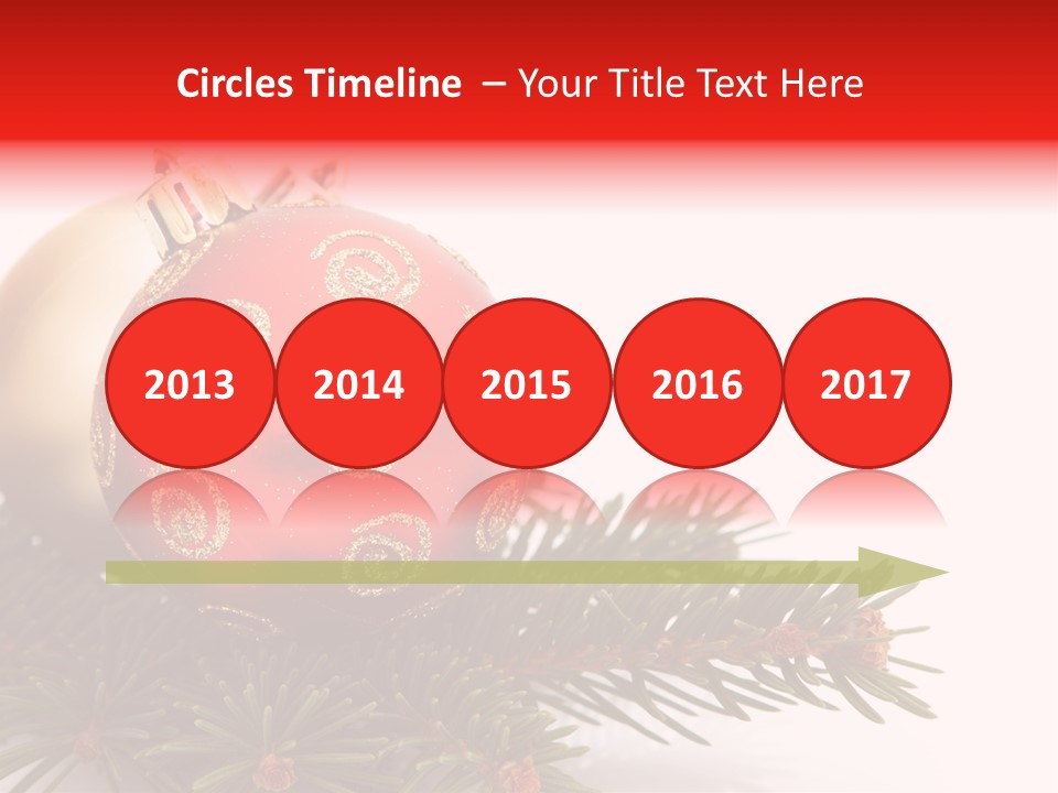 Holiday Tree Celebrating PowerPoint Template