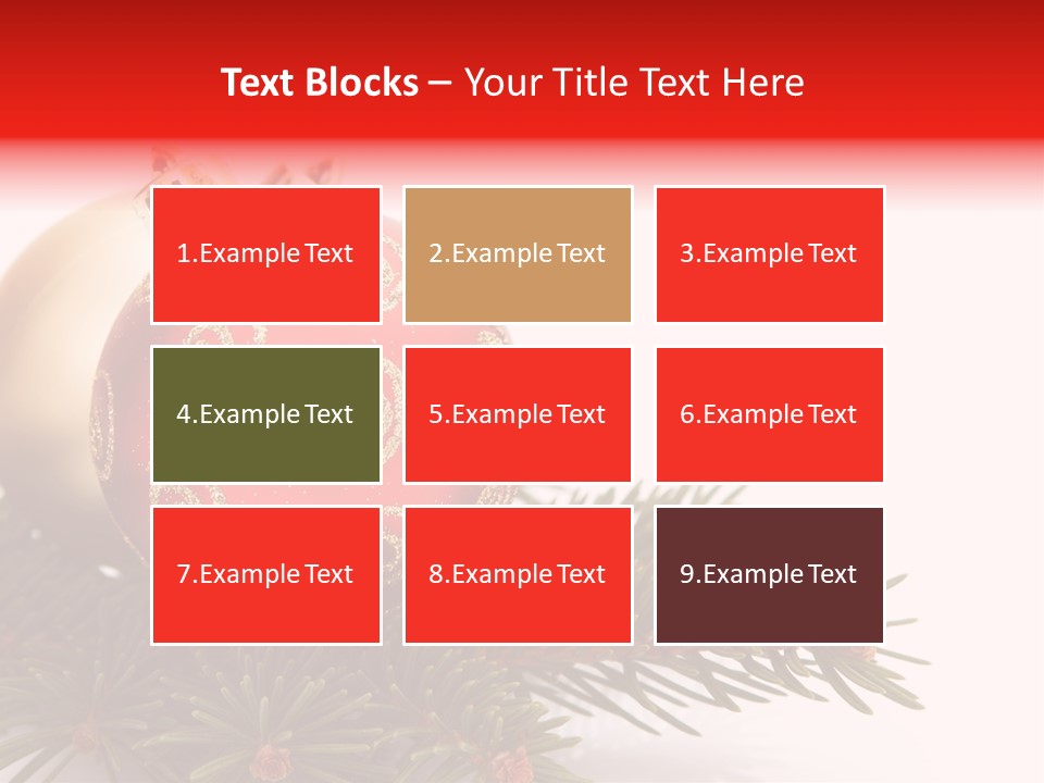 Holiday Tree Celebrating PowerPoint Template