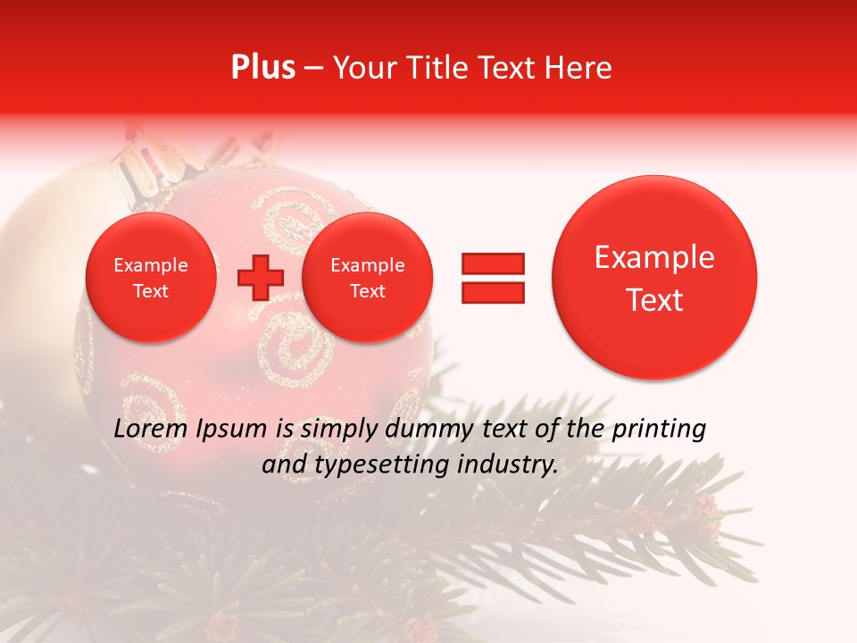 Holiday Tree Celebrating PowerPoint Template