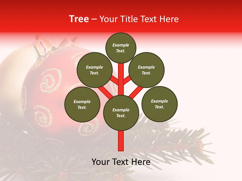 Holiday Tree Celebrating PowerPoint Template