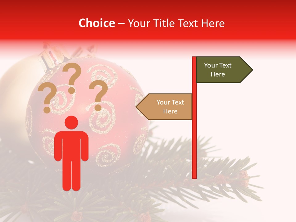 Holiday Tree Celebrating PowerPoint Template
