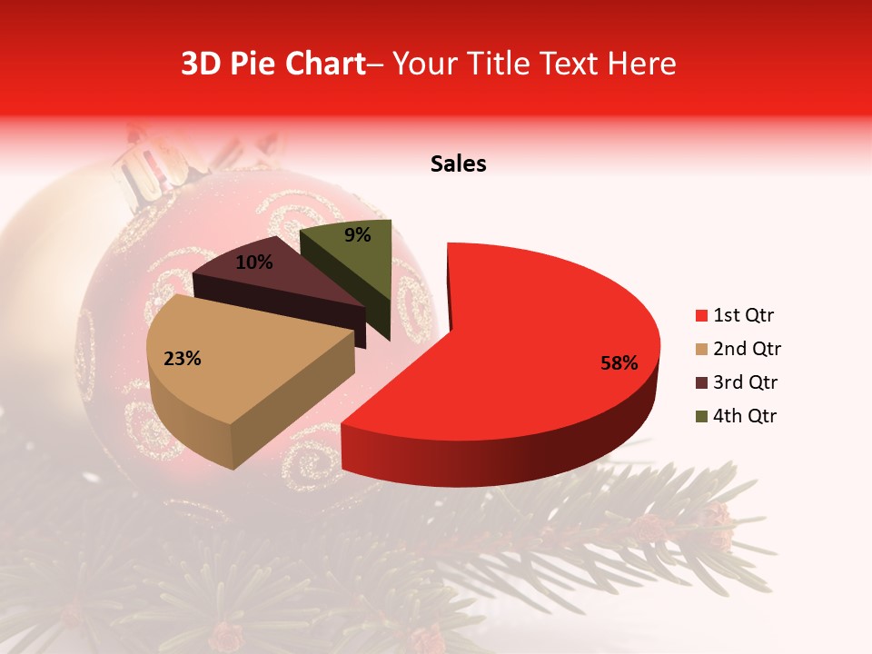 Holiday Tree Celebrating PowerPoint Template
